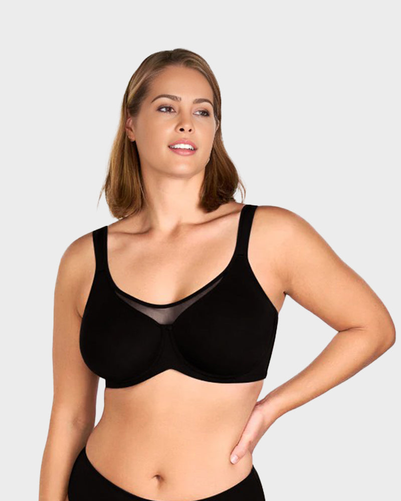 Breathable Full-Coverage Minimizer Bra