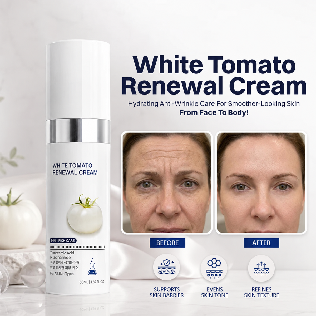 ✨Buy 1 Get 1 Free✨White Tomato Renewal Cream